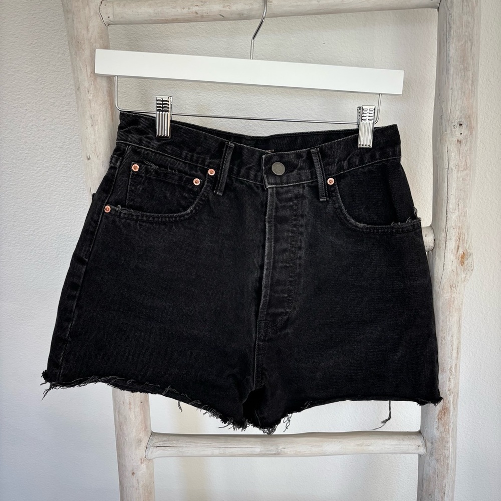 GRLFRND Black Denim Jean Shorts